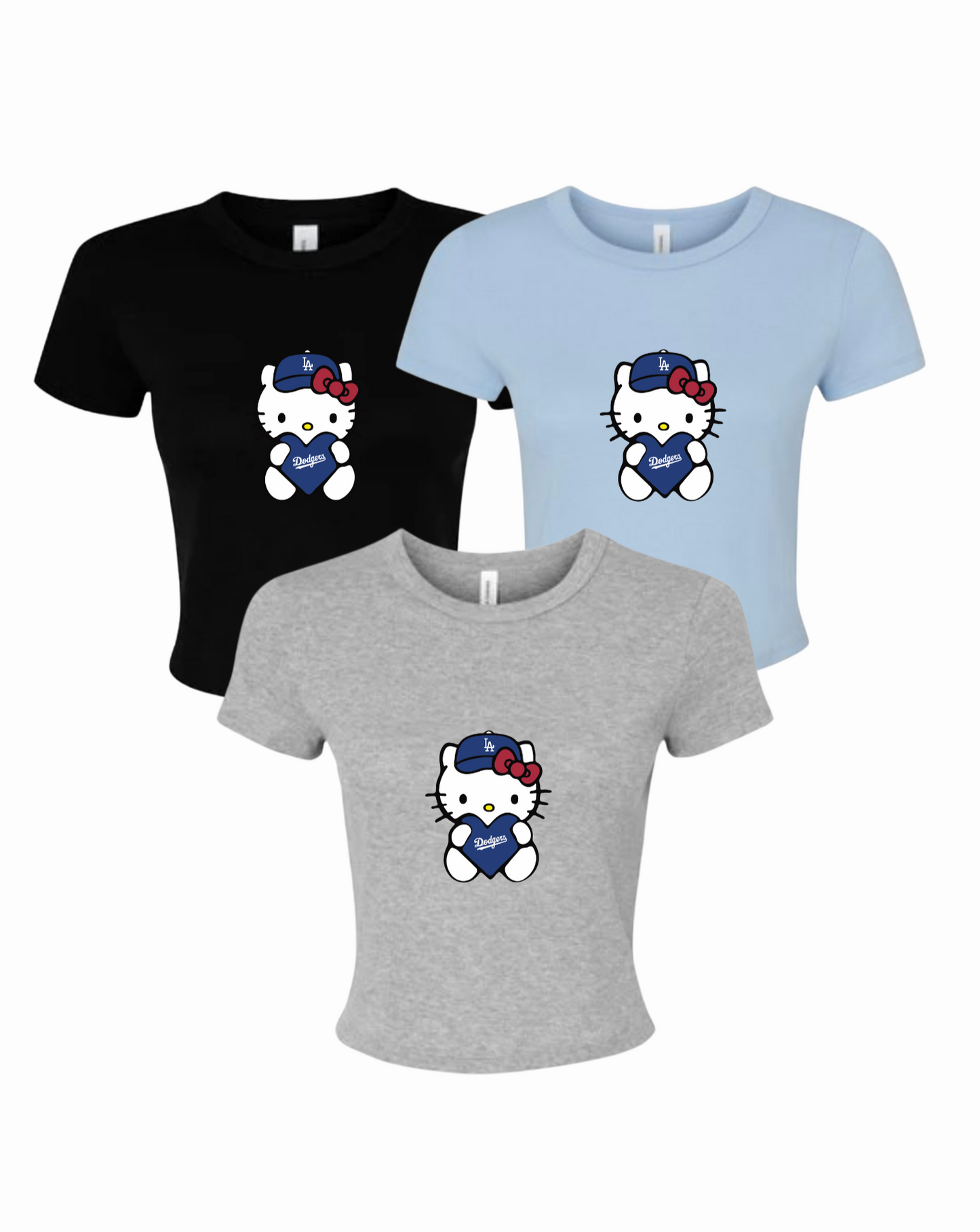 Hello Kitty Dodger Baby Tees