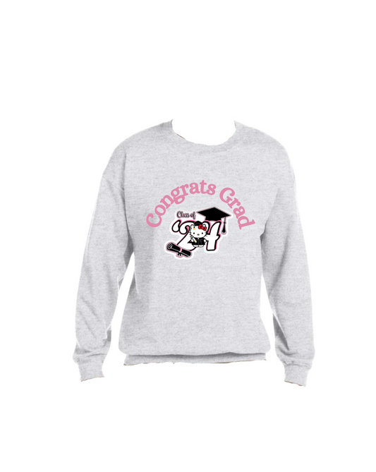 Hello Kitty Grad sweatshirt 24' (grey)
